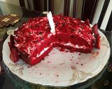 صورة لخطوة 1 من وصفة تورته الريد فورست 🎂