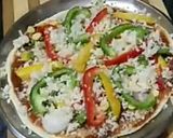 A picture of step 3 of Pizza without oven and yeast.