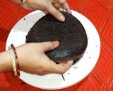 எஃலெஸ் சாக்லேட் ட்ரஃபில் கேக் (Eggless Choco Truffle Cake Recipe in TAmil) ரெசிபி ஸ்டேப் 16 புகைப்படம்