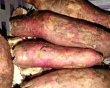 A picture of step 1 of Sweet potato Kheer.