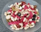 Foto del paso 6 de la receta Ensalada de alubias blancas con queso de cabra