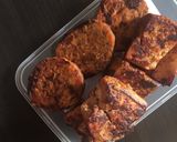 Foto langkah ke 5 dari resep Tahu Tempe Bacem Tanpa Minyak.