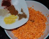 A picture of step 2 of Spicy lentil flatbread.