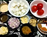 A picture of step 1 of Paneer Butter Masala with fresh cream.