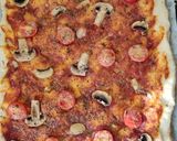 Pas rețetă Pizza rapidă pentru 2 persoane 6 fotografie
