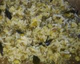 A picture of step 4 of Lilava,Green Moong Dal khichdi.