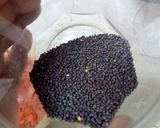 A picture of step 8 of Carrots Achar.