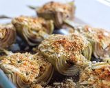 Foto del paso 6 de la receta Alcachofas gratinadas con almendras y queso