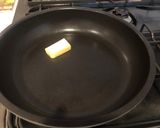 A picture of step 3 of Spanish omelette for weekend breakfast.