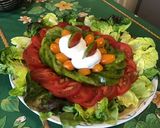 Une image de l'étape 10 de Salade de tomates tricolores à la laitue rougette et mozzarella di buffala.