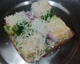 A picture of step 5 of Paneer Tikka Multigrain Open Bread Sandwich.