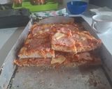 Foto del paso 8 de la receta: Pizza exprés con mortadela y queso