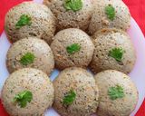 A picture of step 3 of Bajra Atta And Semolina Idly With Delicious Chutney.