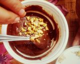 A picture of step 2 of Whole Wheat Walnut Brownie (without sugar).