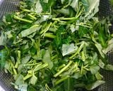 Hình bước làm 1 của món Canh rau muống thịt bò nấu me