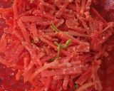 A picture of step 2 of Gajar ki raiti (gajar ka achar) 🥕🥣.