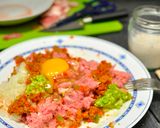 Foto del paso 1 de la receta Albóndigas de secreto de cerdo con aguacate