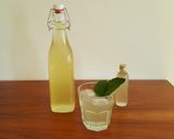 A picture of step 4 of Elderflower Syrup.