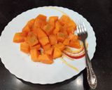 A picture of step 5 of Papaya Chaat.