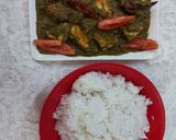 A picture of step 4 of Spinach paneer.