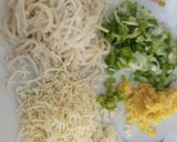 A picture of step 1 of Cheezy Noodles Corn Potato Cutlet.