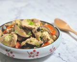 清爽的豆腐炒雞肉的食譜步驟5照片