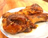 Hình bước làm 4 của món Đùi gà sốt ớt sate