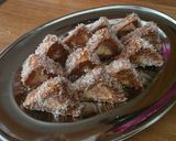 Fibriyás mikrós Kókuszos “mézes” háromszögek keto GM recept fázis 3 fotója