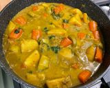 Une image de l'étape 22 de Mijoté de légumes aux épices, bouillon de gambas et gingembre.