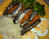 Foto del paso 3 de la receta: Ensalada tibia de arroz y sardina