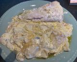 Foto del paso 6 de la receta: Lenguado al queso azul sobre hojaldre de papas