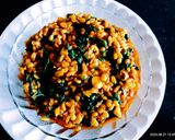 A picture of step 4 of Fiber- Rich super healthy tasty spinach and moong dal sabji.