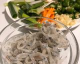 吻仔魚炒豆乾的食譜步驟1照片