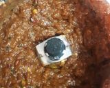 A picture of step 5 of MULAKU CHAMMANTHI(spicy red chilli chutney).