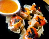 Foto langkah ke 9 dari resep Dimsum ayam saos mentai.