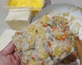 Foto langkah ke 8 dari resep Bread Toast with Creamy Beef and Vegetable Ragù.