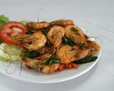 Foto langkah ke 6 dari resep Udang tumis lombok ijo.