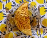 Töltött, zöldséges-sajtos omlett recept fázis 6 fotója