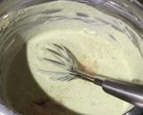 A picture of step 4 of Instant Millet Spinach Mini Dosa with Moong Dal Sambhar and Traditional Coconut Chutney.