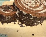Foto langkah ke 6 dari resep Yule log cake.