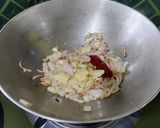 A picture of step 4 of Red Poha, Sprouts, Makhana Masala.