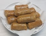 Foto langkah ke 5 dari resep Kembang tahu gulung isi talas.