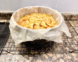 Foto del paso 6 de la receta: Tarta con queso mascarpone y manzanas laminadas