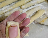 Foto del paso 4 de la receta: Ñoquis rellenos de jamón con salsa de puerros