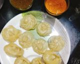 A picture of step 9 of Chicken Momos/dumpling.
