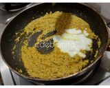 A picture of step 6 of Begun Basanti.