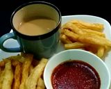 A picture of step 5 of Tea with Fries.