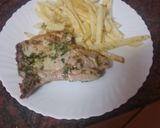Foto del paso 3 de la receta: Chuletas de cerdo a la sartén con papas fritas