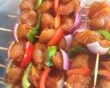 A picture of step 1 of Chicken Shashlic Stic #Cookpad Ramadan special.