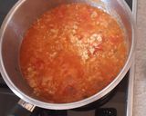 Baconbe göngyölt sajtos csirkemell paradicsomos bulgurral recept fázis 6 fotója